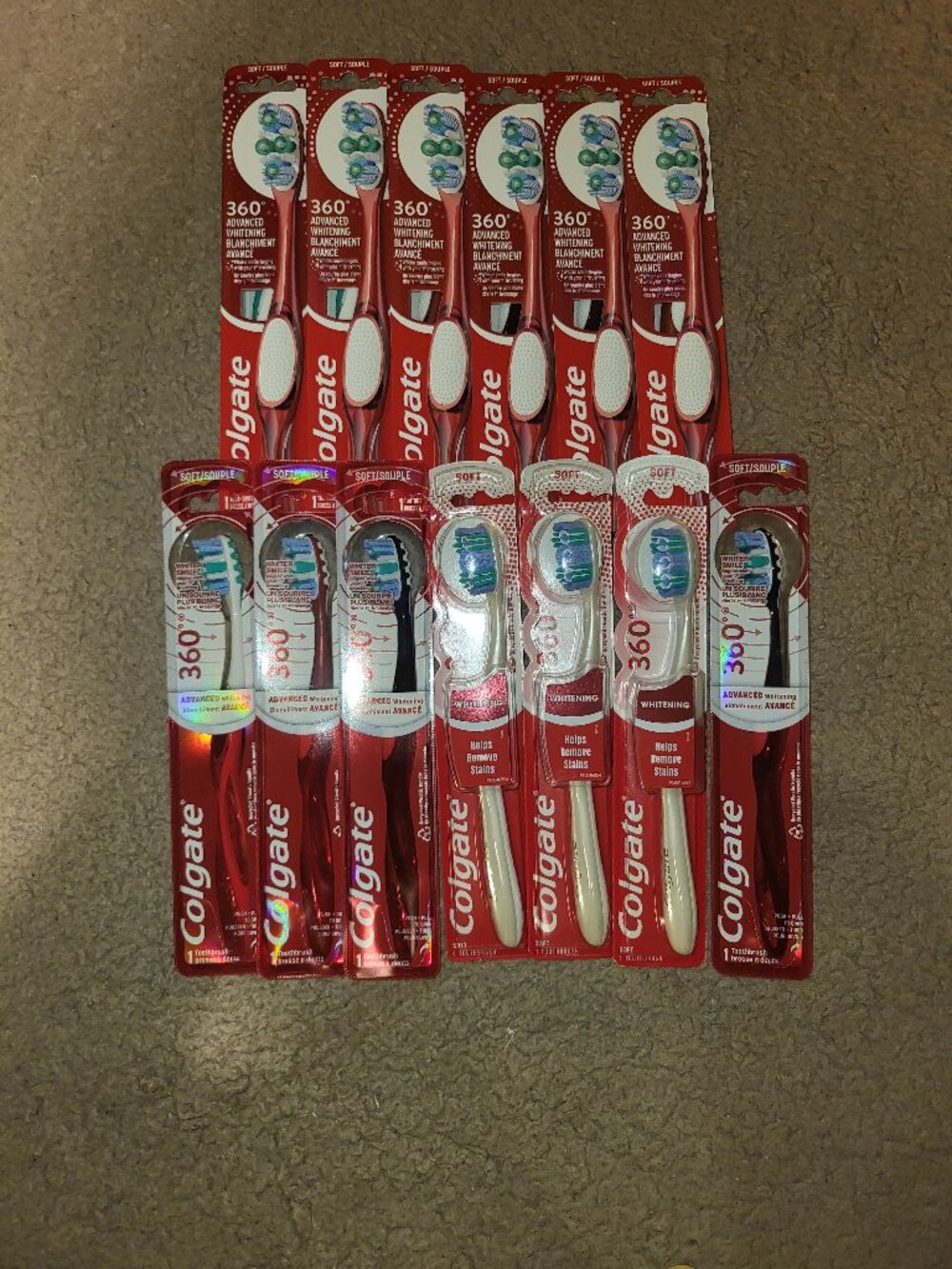 Colgate 360 Toothbrush 13 Total New Unopened